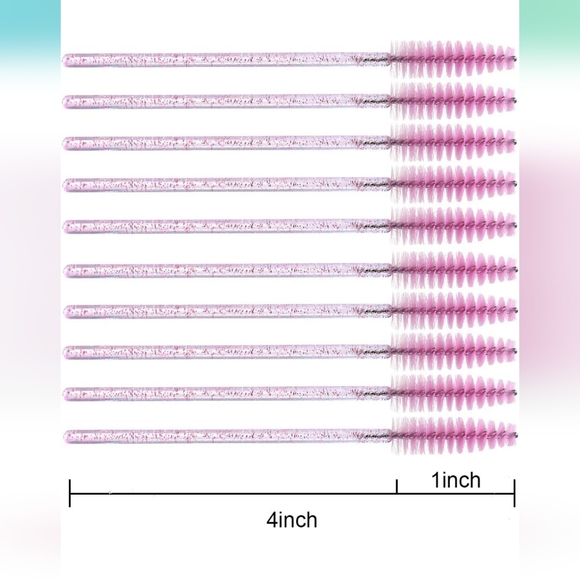 Set of 10 Eyelash & Eyebrow Brushes - Picture 4 of 5